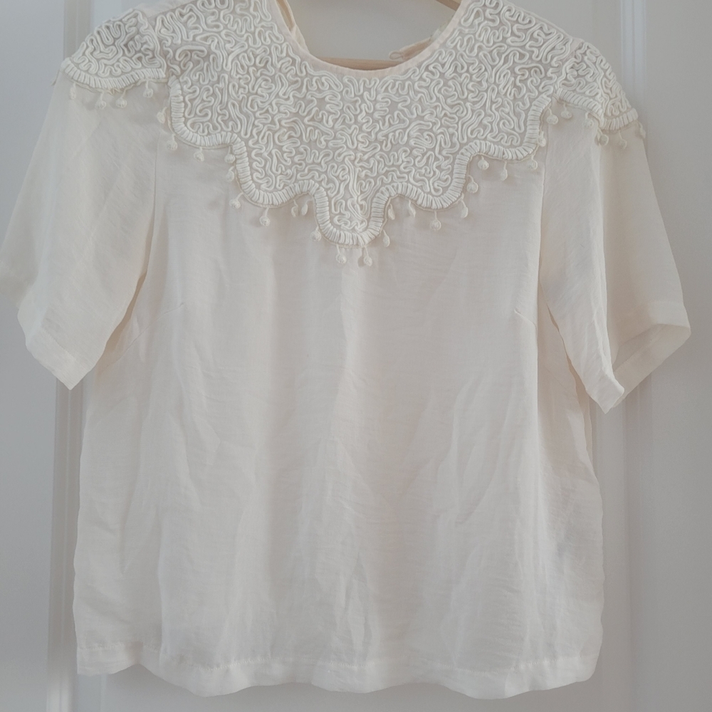 Off white blouse